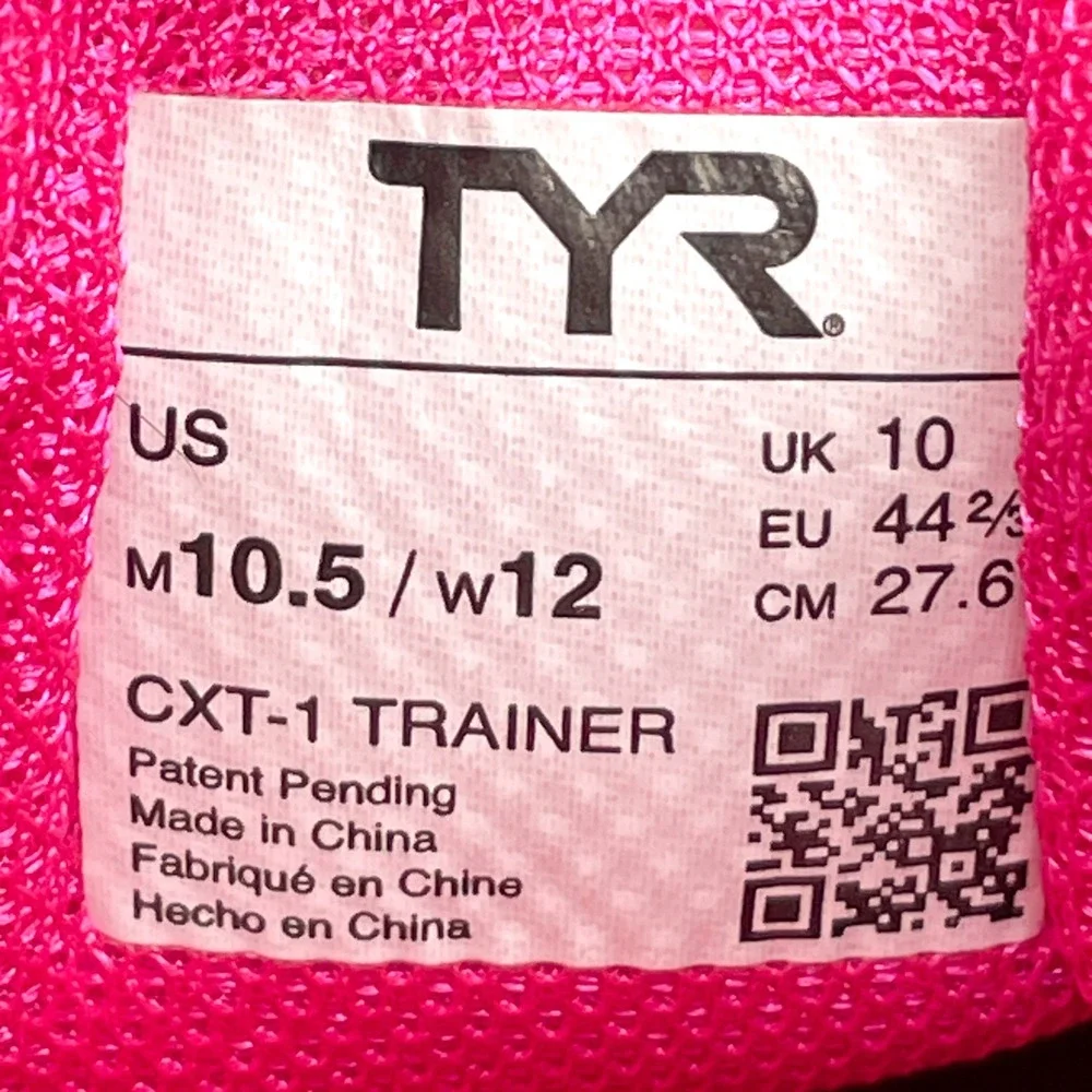 TYR CXT-1 Trainer Mens 10.5 Blue Pink Athletic Gym Shoes Sneakers CrossFit HIIT - Picture 11 of 11